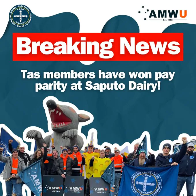 Featured image for - Australia: Unions win parity for Saputo workers after long strike